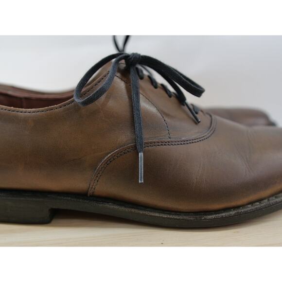 Allen Edmonds Carlyle Plain Toe Oxford Dress Shoes Dark Brown Men\'s 9.5‎ D main image 9